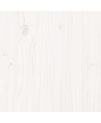 Planter Bench White Solid pine wood Medium Planters