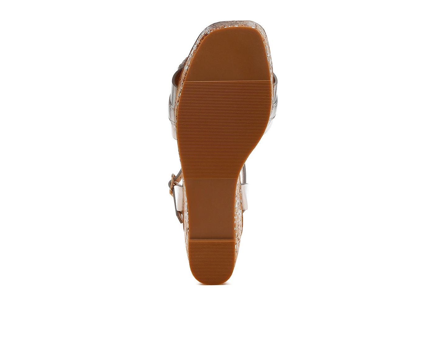 Женские сандалии London Rag Emelda Chain Link Detail Wedge, цвет: Серебряный — фото 6