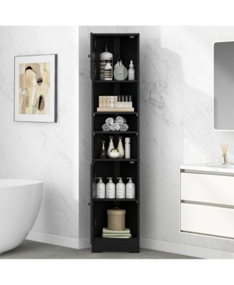 Corner Cabinet Tall Bathroom Storage