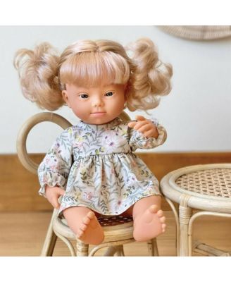 Doll with Down Syndrome - Blonde Girl 15"