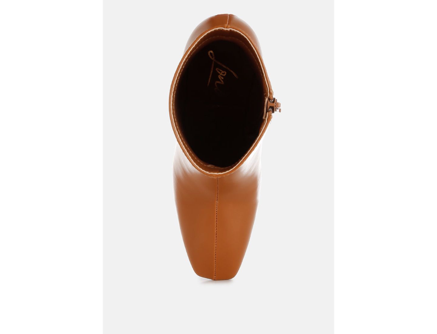 Женские ботинки London Rag Bruna Square Toe Ankle, цвет: Коричневый — фото 5