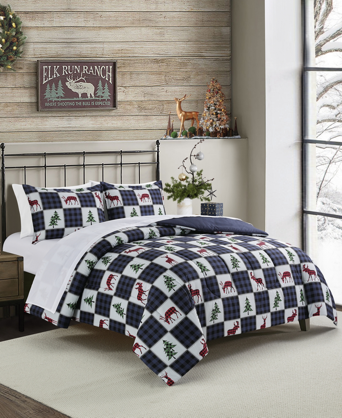 Sunham Buffalo Check 3-Pc. Comforter Sets