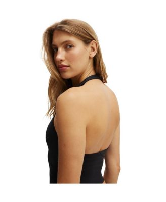 Women's Active Ultra Soft Halter Neck Tank