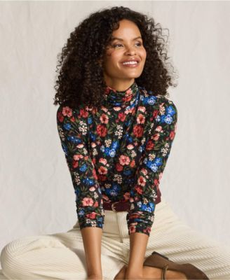 Women's Lightweight Jersey Long Sleeve Turtleneck