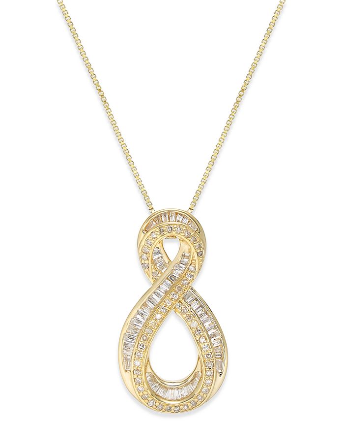 Infinity necklace macys outlet
