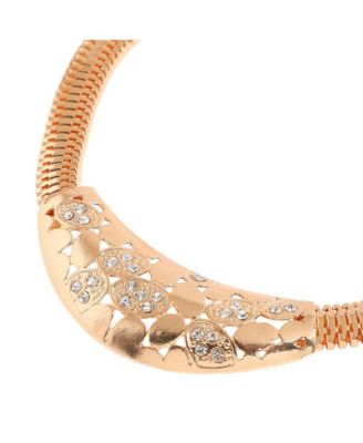 -Plated Stones Jewellery Set