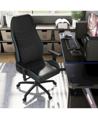 Aguil Faux Leather Adjustable Gaming Chair