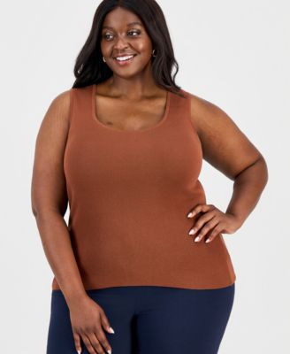 Tahari ASL - Plus Size Sleeveless Sweater