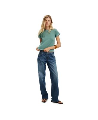 Women's Low Rise Straight Jean