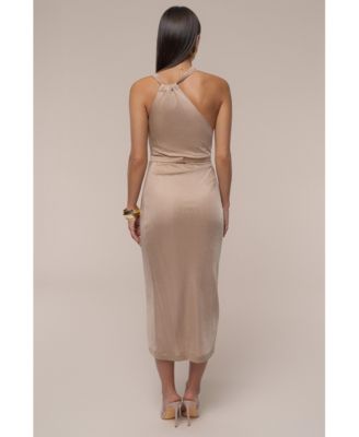 Anniversary Belted Wrap Dress