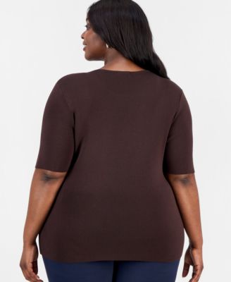 Plus Size Sweater T-Shirt