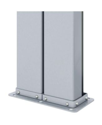 Side Awning Anthracite Polyester with PU coating, steel, aluminum