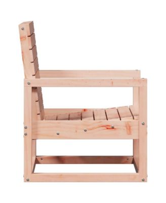 Garden Chair Natural Wood Solid Douglas wood Medium Durable