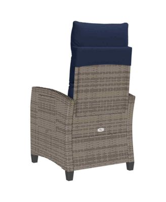 Reclining Garden Chair Grey