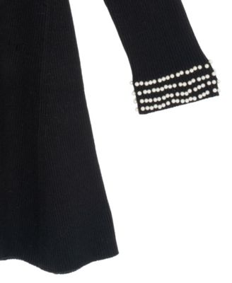 Girls' 7-16 Embellished Sweater Dress