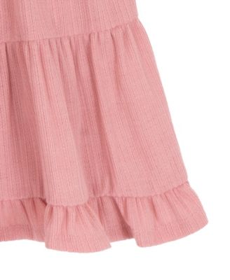Girls' 2T-6X Bow Cardigan and Textured Knit Dress, 2-Piece Set