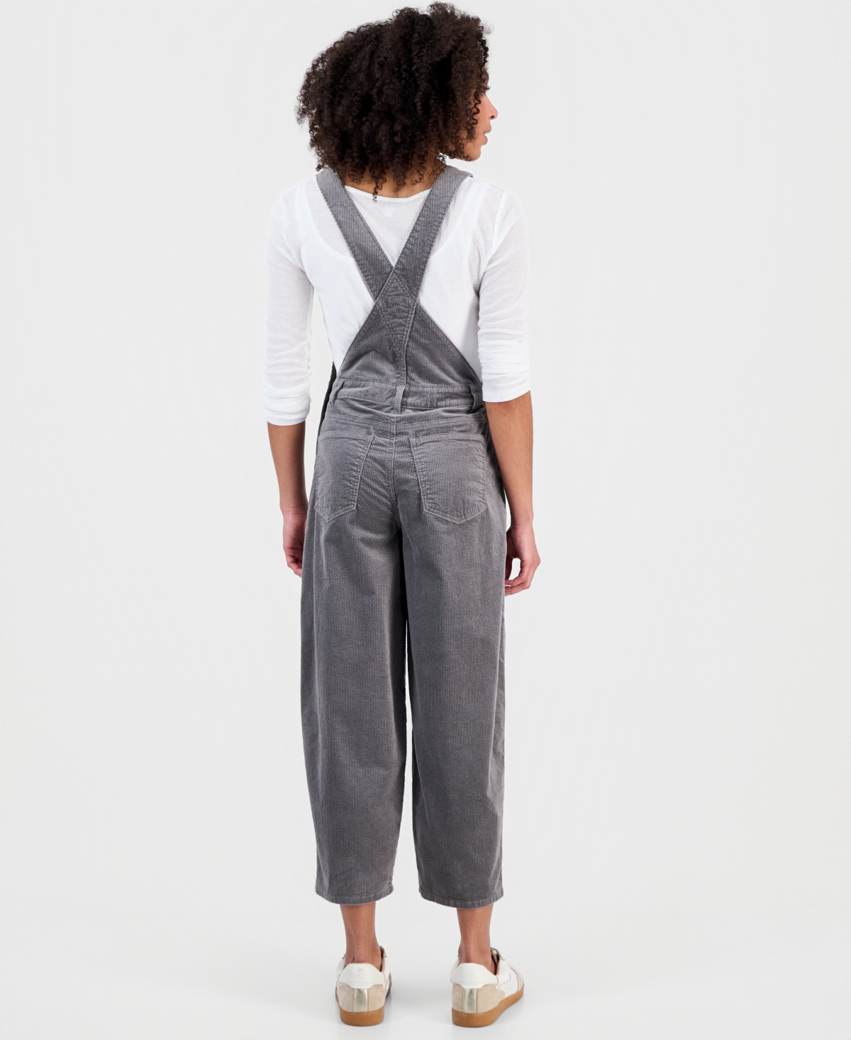 And Now This Women's Corduroy Barrel-Leg Overalls, Macy's Exclusive
