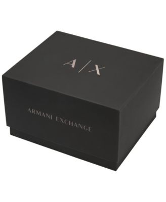 Armani Exchange Men's Chronograph Stainless Steel Gift Set, 44mm