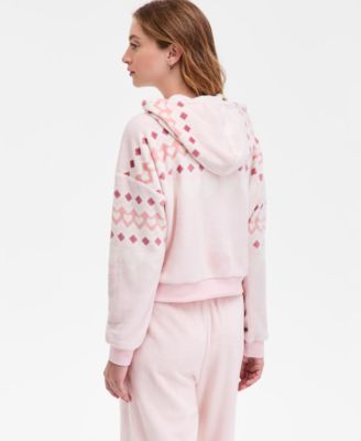 Juniors' Cozy Cropped Full-Zip Hoodie