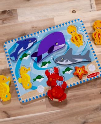 Melissa and Doug Melissa & Doug Sea Life Chunky Puzzle - Macy's