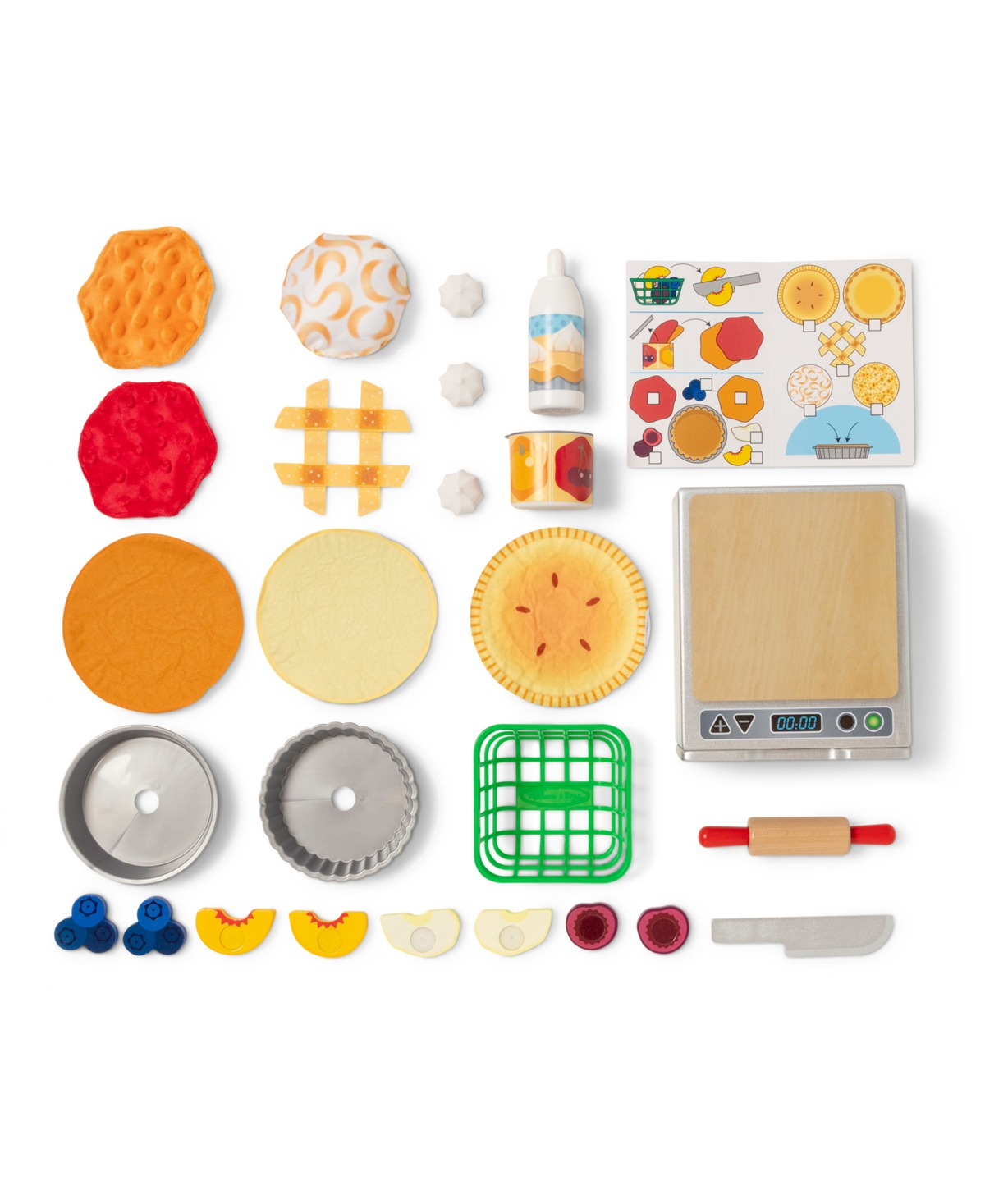 Melissa & Doug "doughlicious" Cook, Bake & Serve Pretend Play Set In Multi