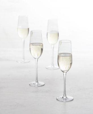Gala Champagne Flute Glasses, Set of 4