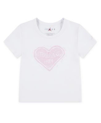 Girls' 7-16 Heart-Shaped Graphic Crewneck T-Shirt