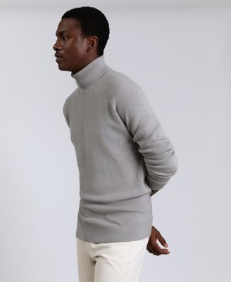 Men's Fold Over Turtleneck Sweater