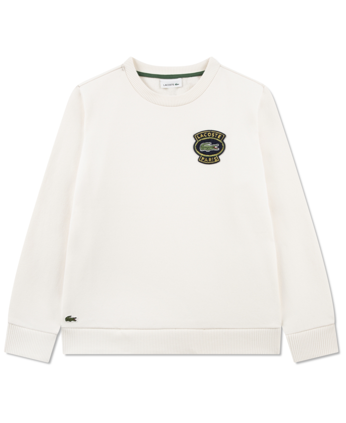 Lacoste Boys 8-20 Chenille Patch Crewneck Sweatshirt