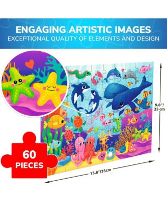 60 Pieces Jigsaw Puzzles for Kids Ages 4-6