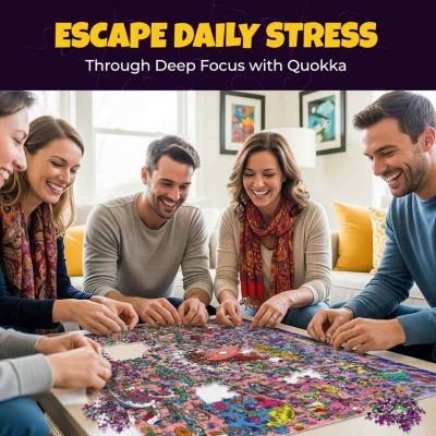 1000 Piece Puzzle for Adults with Hidden Secrets & Audio Story