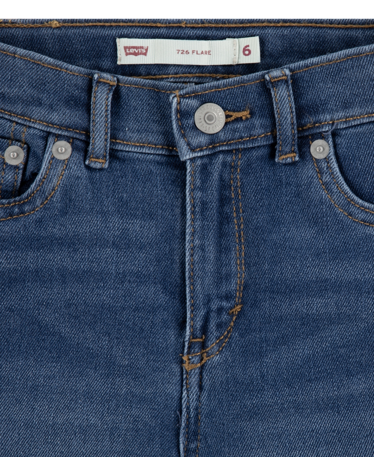 Levi's Girls 2T-6X 726 High-Rise Flare Jeans