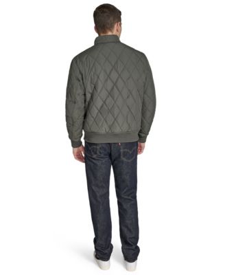 Men's Quilted Bomber Jacket