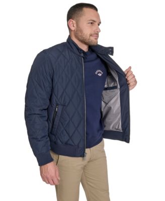 Men's Quilted Bomber Jacket