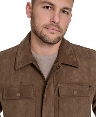 Men's Microsuede Shirt Jacket