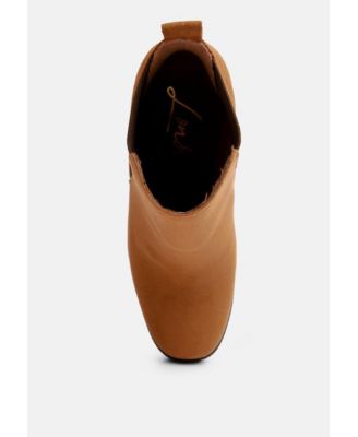 Womens sonia block heeled boots