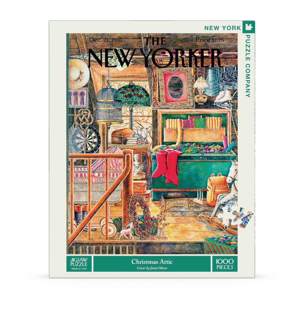 New York Puzzle Company Christmas Attic 1000 Piece Puzzle