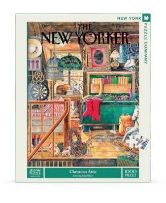 New York Puzzle Company Christmas Attic 1000 Piece Puzzle - Macy's
