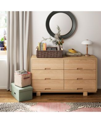 Woven Storage Baskets with Wooden Handles, Set of 4