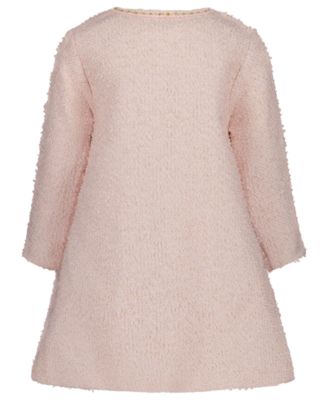 Girls' 2T-6X Bows Knit Dress, Coat and Hat, 3-Piece Set