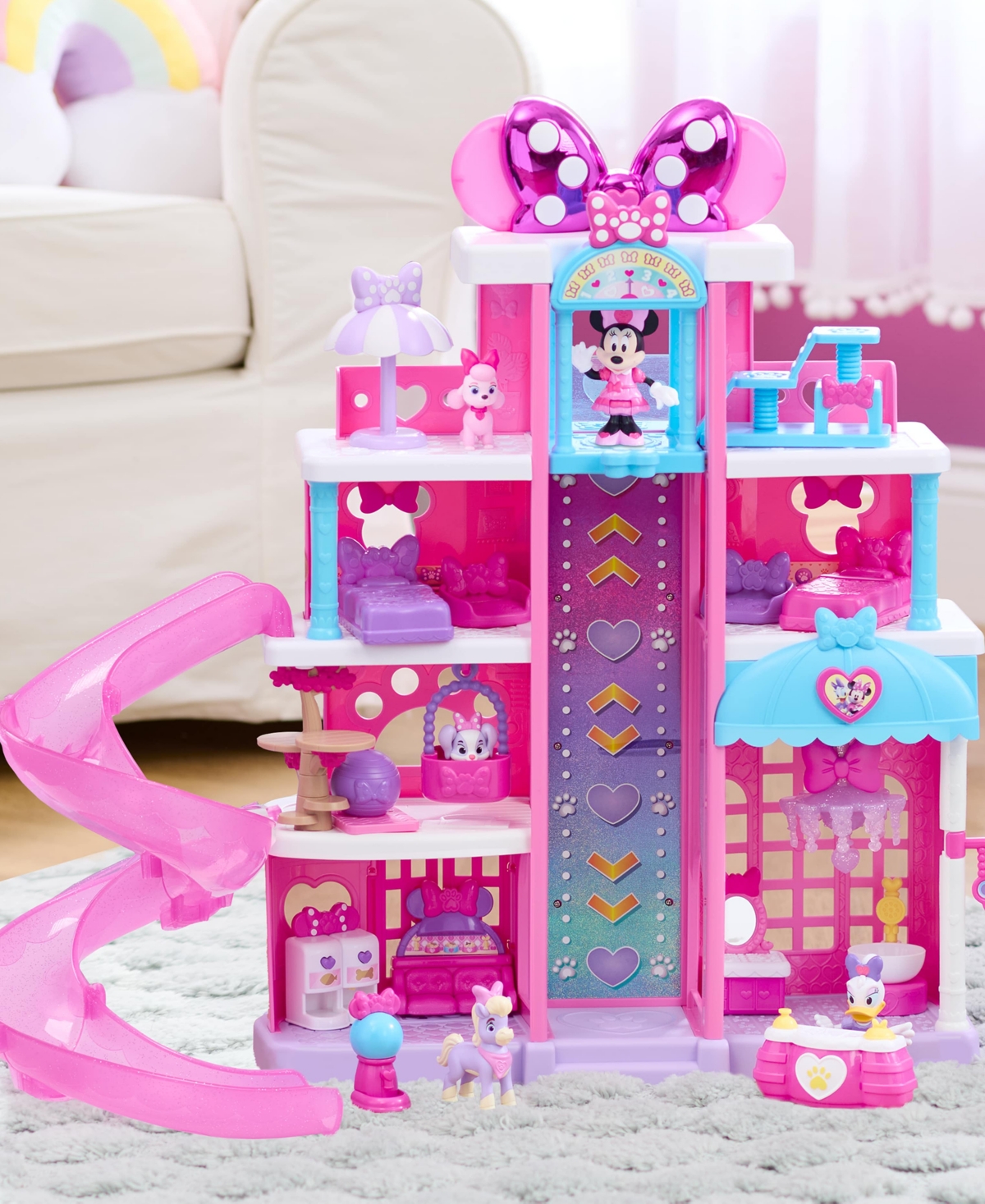 Minnie Mouse Pet Hotel Play Set In Purple