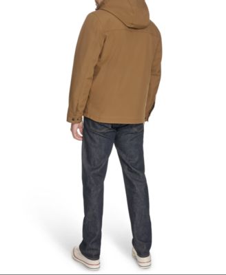 Men's Rib Stop Softshell with Hood Jacket 