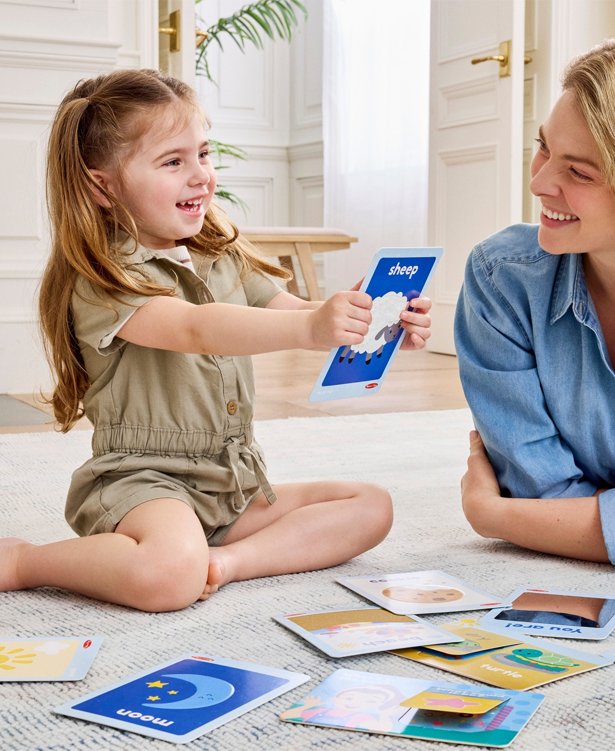 Ms. Rachel Melissa & Doug  1st Words Flashcards In Display In Transparent