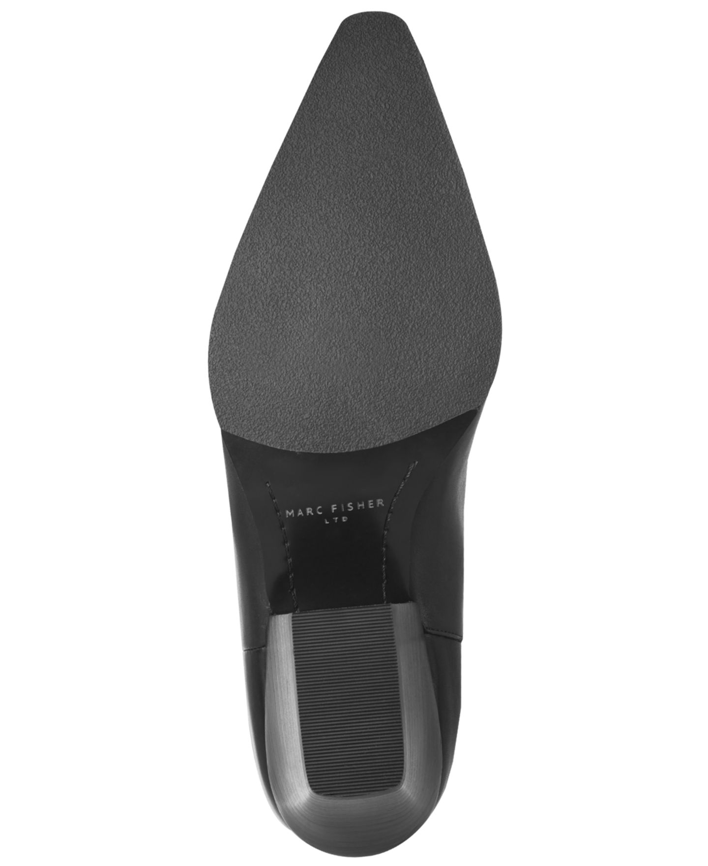 Женские ботинки Marc Fisher LTD Tarrie Tall Block Heel Dress Boots, Regular & Wide Calf, цвет: Чёрный кожаный — фото 5