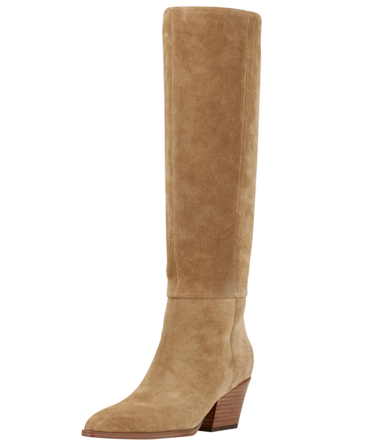 Marc Fisher Ltd Women's Tarrie Tall Pointy Toe Dress Boots In Brown