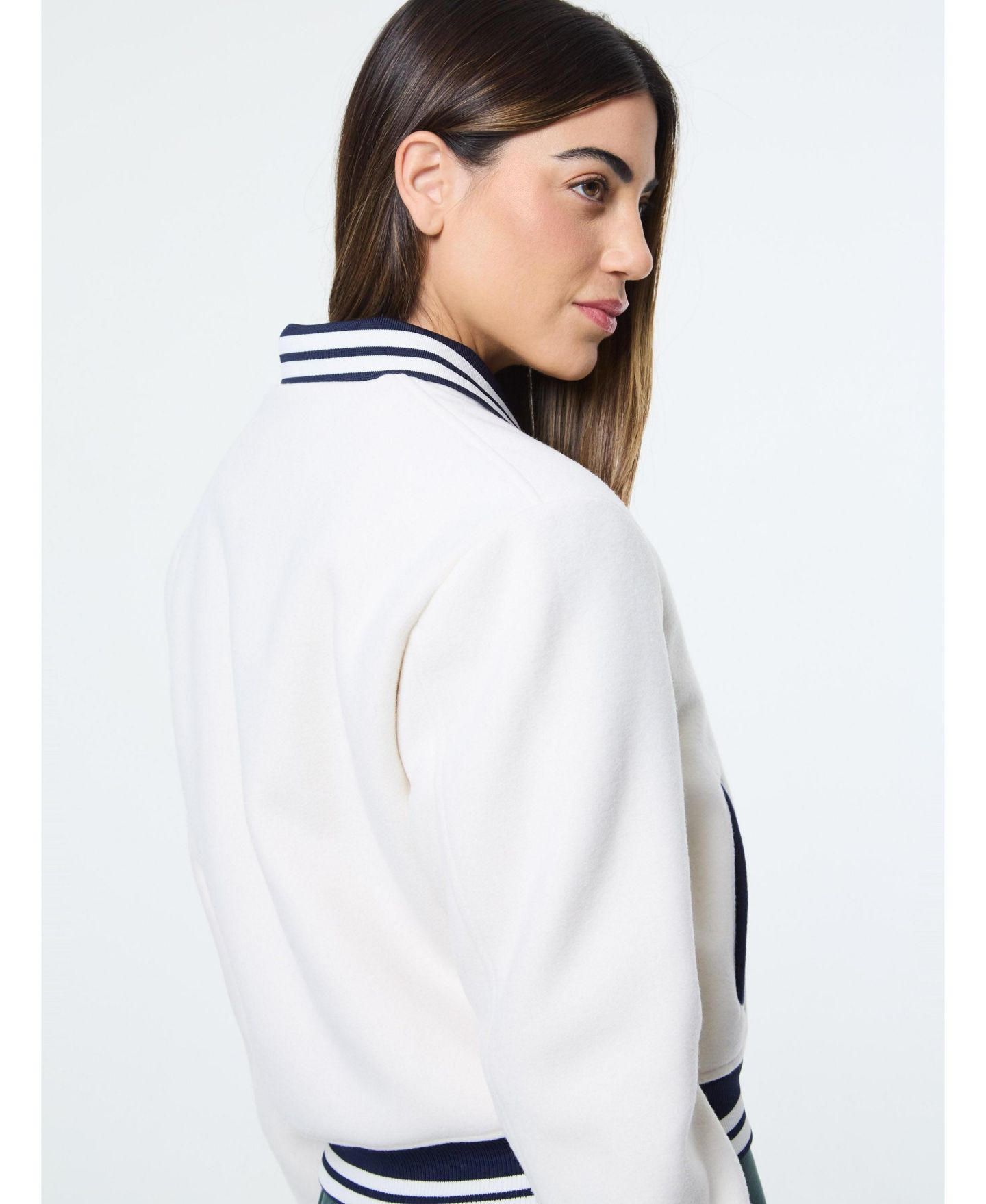 Женская куртка Sergio Tacchini Marisa varsity, цвет: Gardenia — фото 5