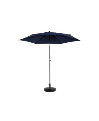 9FT Navy Blue Patio Umbrella with Tilt and Crank