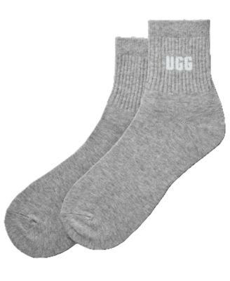UGG Women's 2-Pack Quinlin Logo Quarter Socks