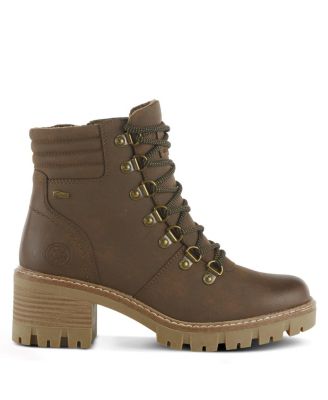 ROCKIES Hiking-Inspired Lace-Up Booties with Cushioned Insole