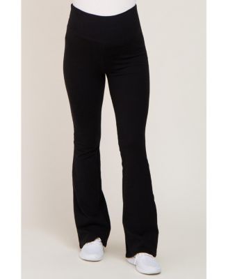 Maternity Black Flared Leggings